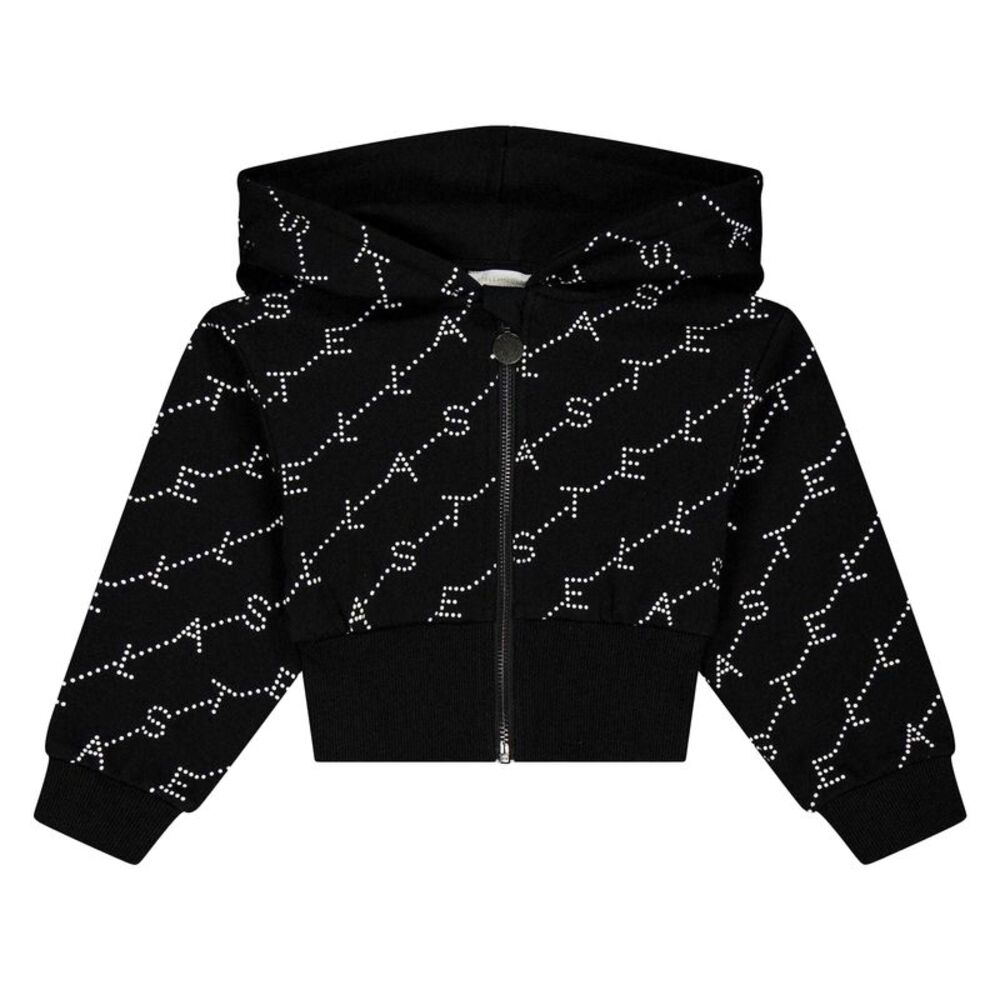 Stella McCartney Childrens/Kids Full Zip Hoodie / Black